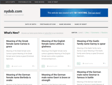 Tablet Screenshot of nydob.com